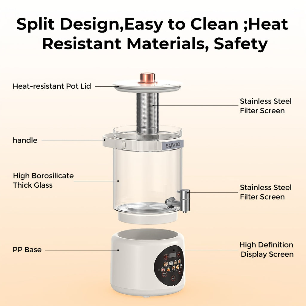 Health Drink Tea Set And Kettle, Can Be Cold Or Hot, Thermostatic Kettle With Faucet, 94.68 oz