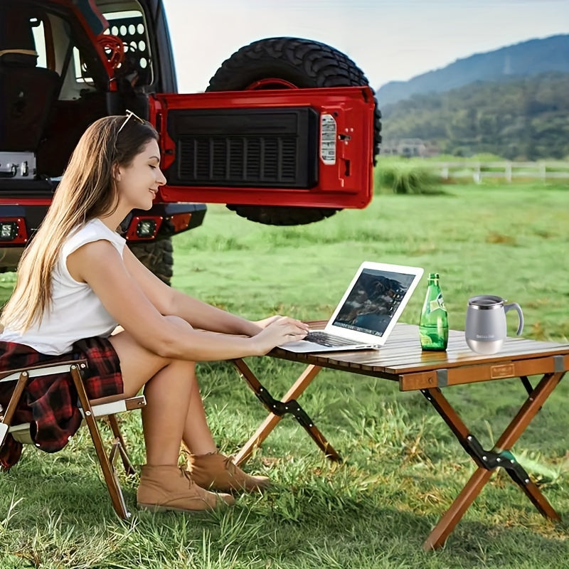 1pc 16.91oz Double-Layer Stainless Steel Coffee Cup with Lid | Non-Slip, Shatterproof, Suitable for Family Outdoor Camping, Birthday, Holiday, Thanksgiving, Christmas Gifts