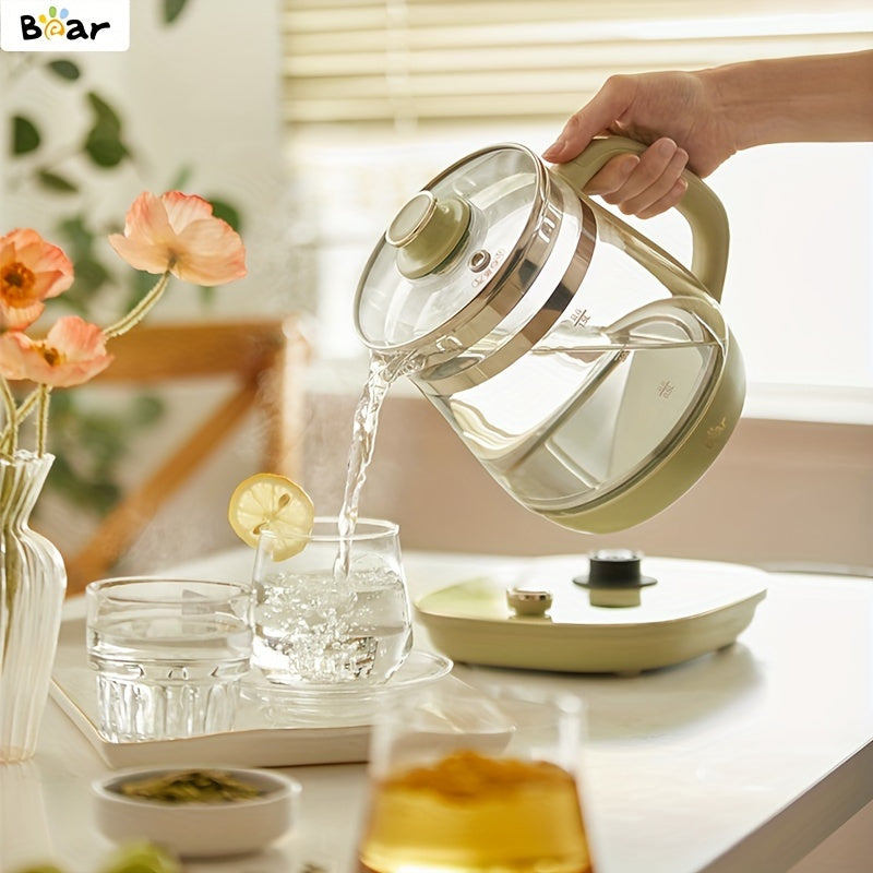 Health-Care Beverage Tea Maker and Kettle, 9-in-1 Programmable Brew Cooker Master, 1.5 L, Spruce Blue