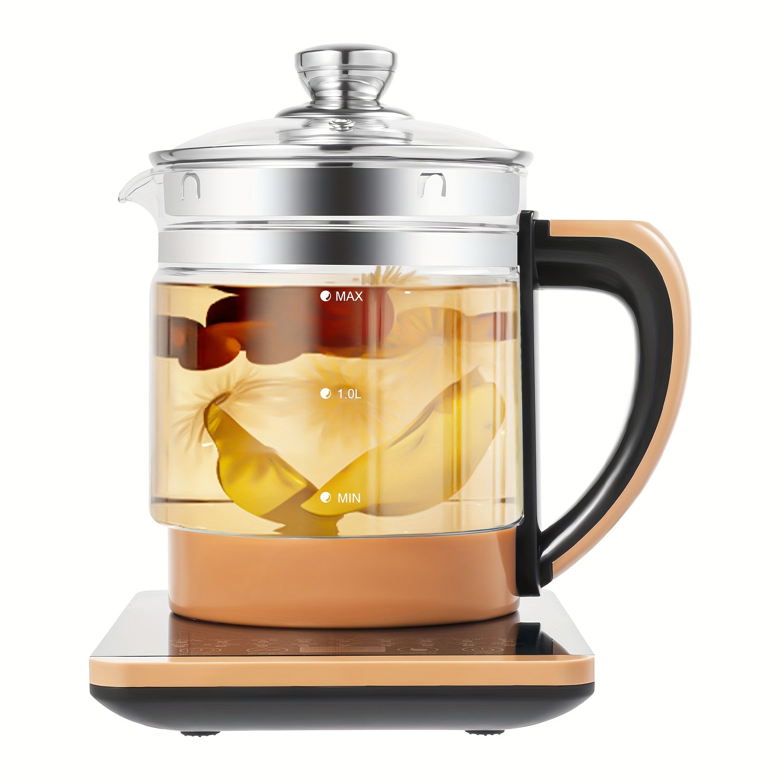 60.87 oz Electric Glass Kettle | Temperature Control, Tea Infuse, 18 Smart Menu, BPA-FREE, Anti-Dry Burning Protection, GDRASUYA10 Brand