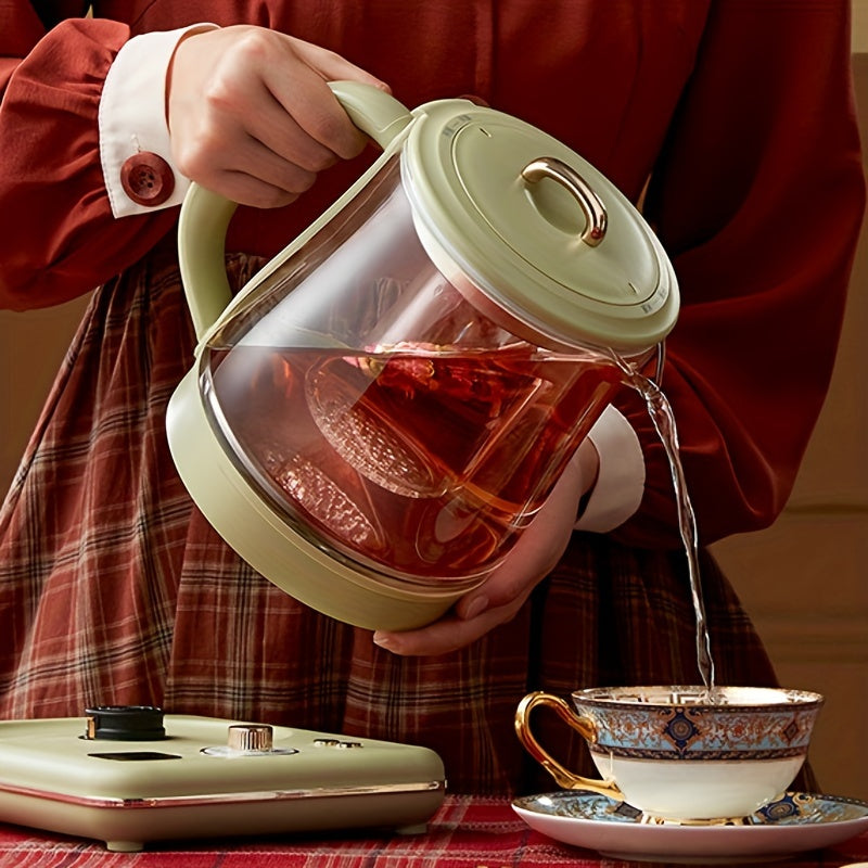 Health-Care Beverage Tea Maker and Kettle, 9-in-1 Programmable Brew Cooker Master, 1.5 L, Spruce Blue