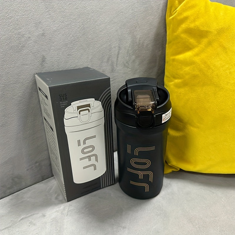 Stainless Steel Travel Water Cup - Heat & Cold Preservation, Large Capacity, New 2023 | Suitable for Ice & Hot Drinks