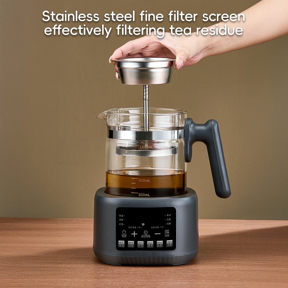 AU Plug Full-Automatic Steam Tea Maker Modern Electric Wellness Teapot Intelligent Temperature Control Household Office Desktop Tea Brewer Set